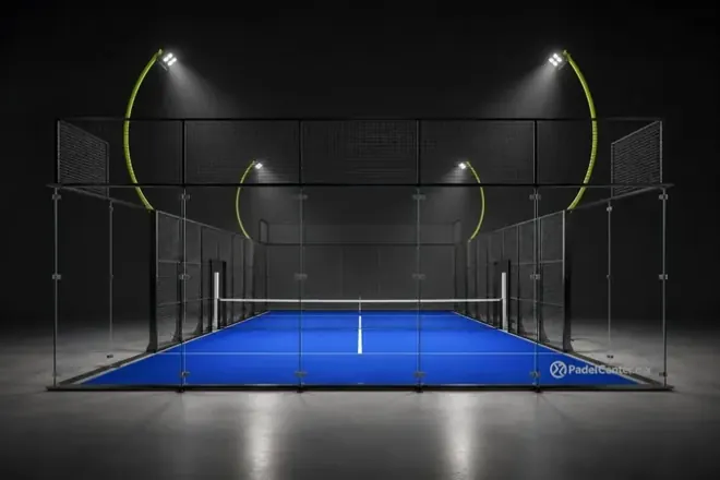 Cancha de pádel semipanorámica full view — precio desde $430,000 MXN